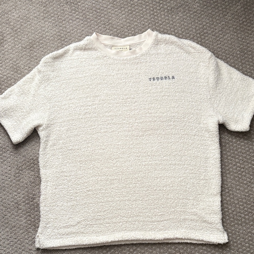 YoungLA Off-White Textured Tee